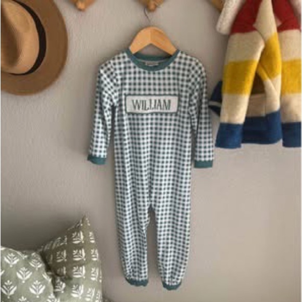 The Smocking Petals 3T “William” Romper